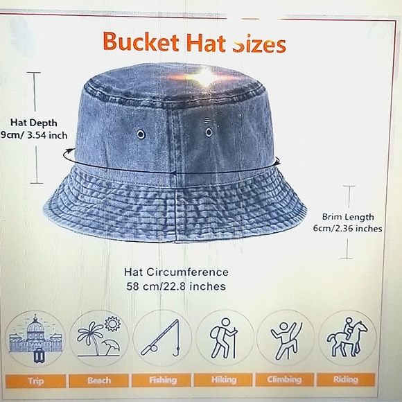 Geyoga Denim Bucket Hat - Picture 5 of 5